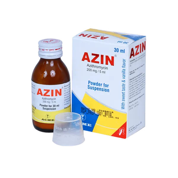 Azin 30 ml Suspension Powder: View Uses, Side Effects, Price - osudpotro