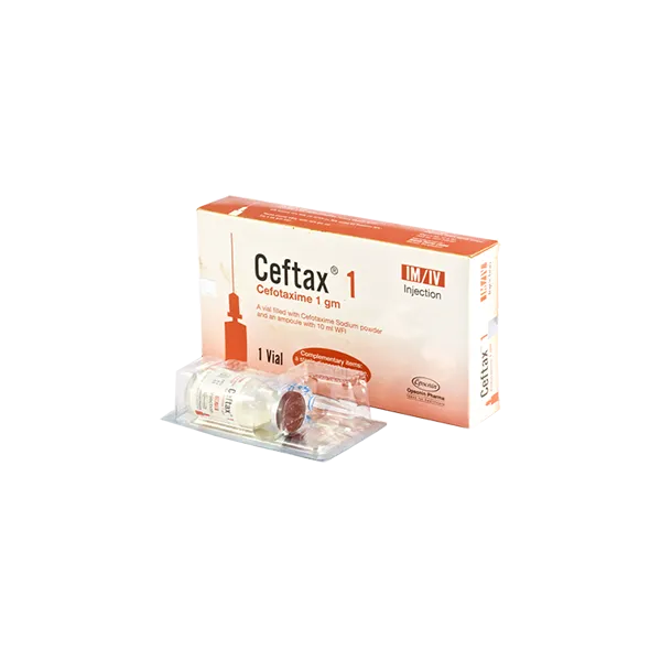 Ceftax - IM/IV Injection 1 gm/vial Medicine - osudpotro