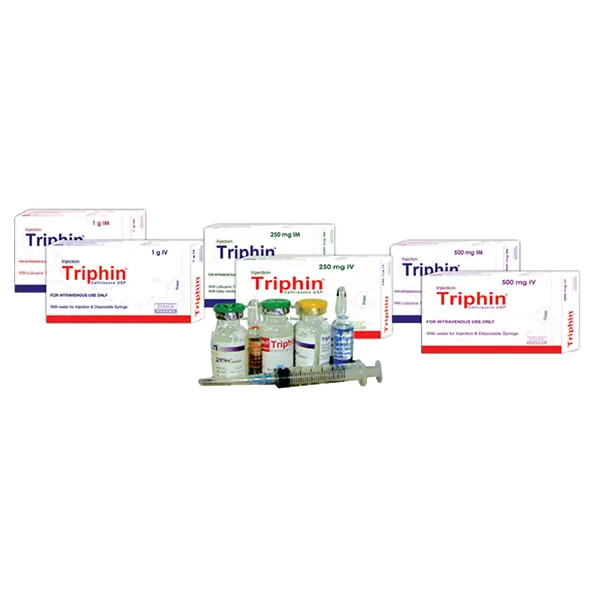 Triquin Inj Triphin IV Injection 500 mg/vial Medicine - osudpotro