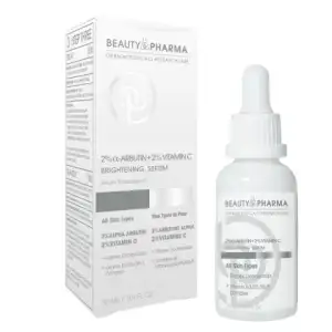 Beauty Pharma 2% Alpha-Arbutin + 2% Vitamin C Brightening Serum-30 ML