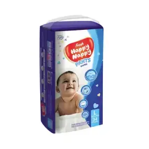 Fresh Happy Nappy Pant Diaper L (9-14 kg) 36pc