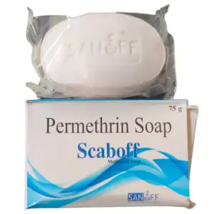 Sanoff Premethrin Scaboff Medicated Soap 75Grm